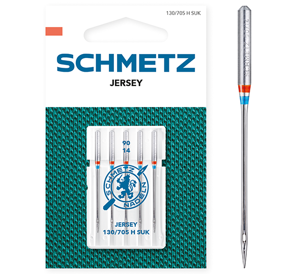 Schmetz Jersey 90/14 Sewing Machine Needles - Pack of 5