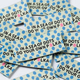SEA OF DOTS - Sewing Labels Tags for Clothes