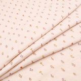 Adelle Printed 100% Cotton Double Gauze Muslin Dressmaking Fabric - Organic Natural Flowers