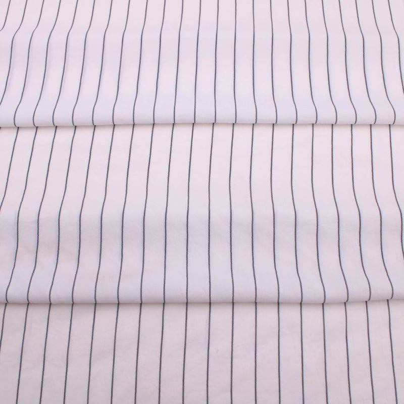 Navy Pinstripes