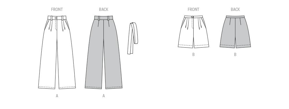 Burda Style Misses' Trousers Sewing Pattern B5718