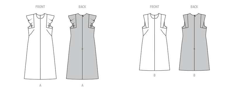 Burda Style Misses' Dress Sewing Pattern for Fashionistas B5719