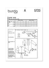 Burda Style Misses' Blouse Sewing Pattern B5723