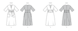 Burda Style Misses' Dress Sewing Pattern for Fashionistas B5724