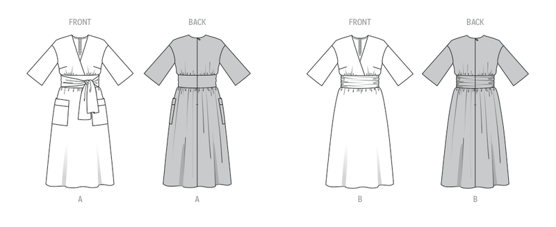 Burda Style Misses' Dress Sewing Pattern for Fashionistas B5724