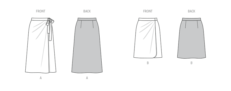 Burda Style Misses' Skirt Sewing Pattern for Fashionistas B5725