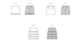 Burda Style Misses' Skirt Sewing Pattern for Fashionistas B5726