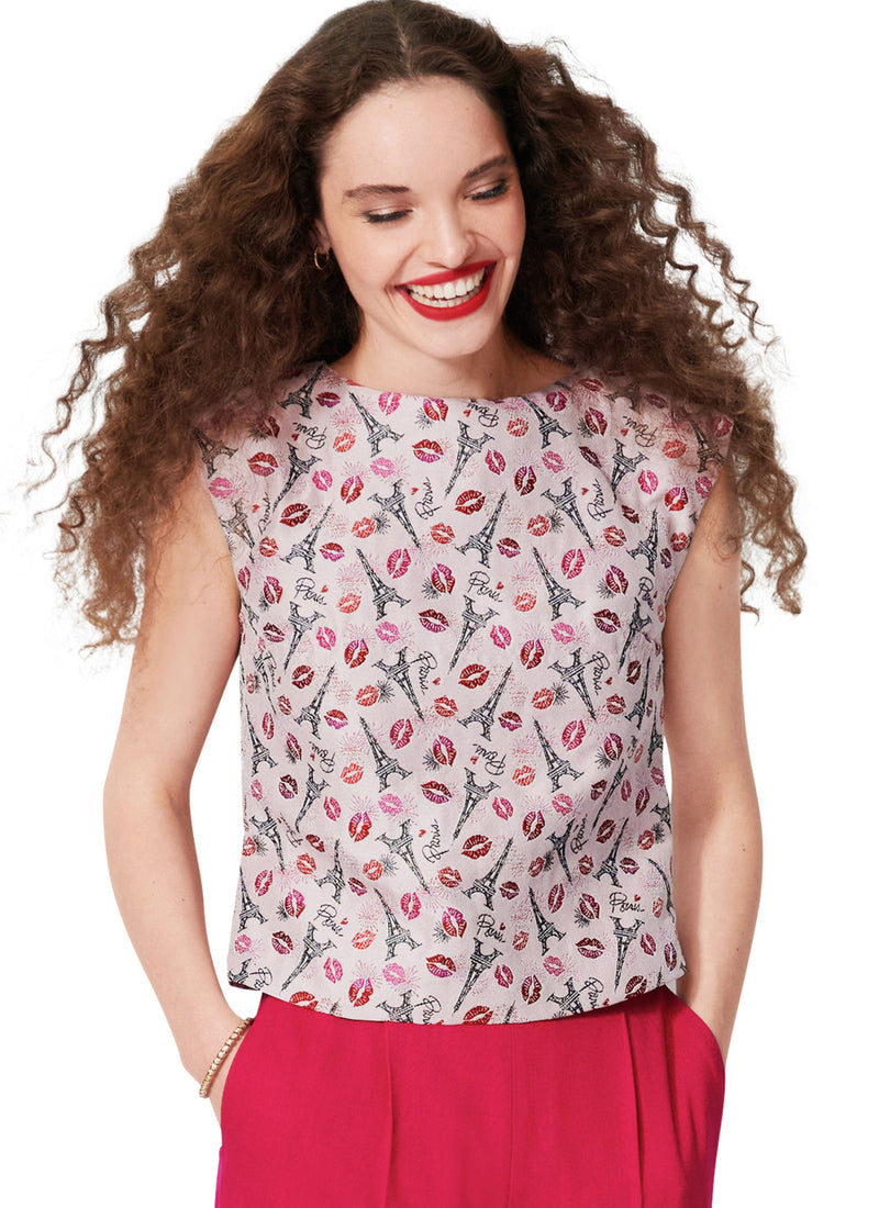 Burda Style Misses' Top Sewing Pattern for Fashion Enthusiasts B5727