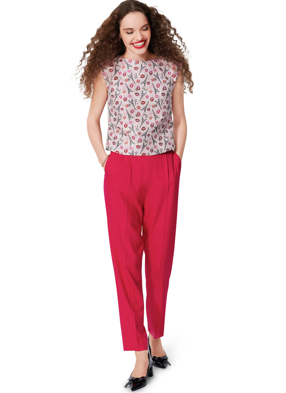 Burda Style Misses' Top Sewing Pattern for Fashion Enthusiasts B5727