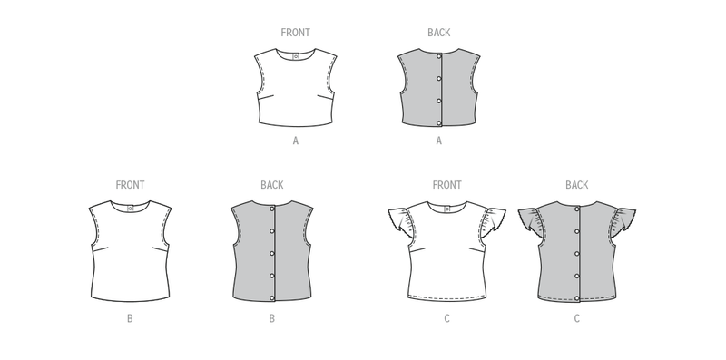 Burda Style Misses' Top Sewing Pattern for Fashion Enthusiasts B5727