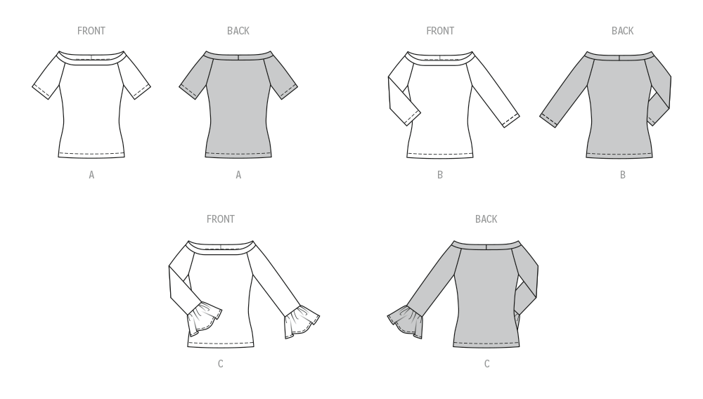 Burda Style Misses' Top Sewing Pattern for Fashion Enthusiasts B5730