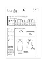 Burda Style Misses' Dress & T-Shirt Sewing Pattern B5737
