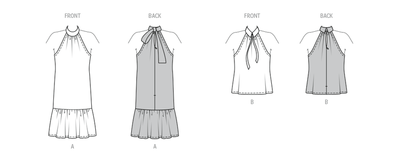 Burda Style Misses' Dress & T-Shirt Sewing Pattern B5737