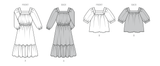 Burda Style Misses' Blouse & Dress Sewing Pattern B5741