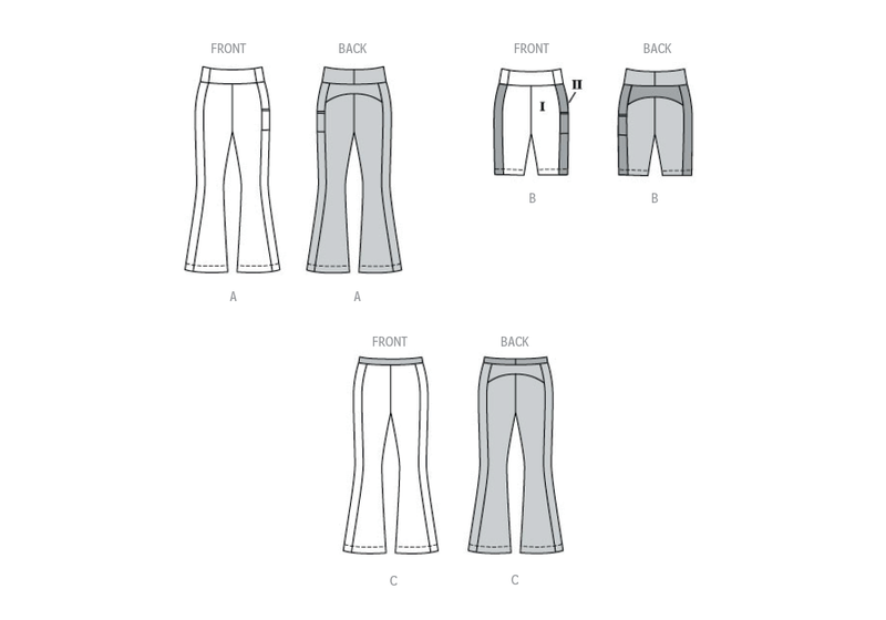 Burda Style Misses' Leggings Sewing Pattern for Fashionistas B5762