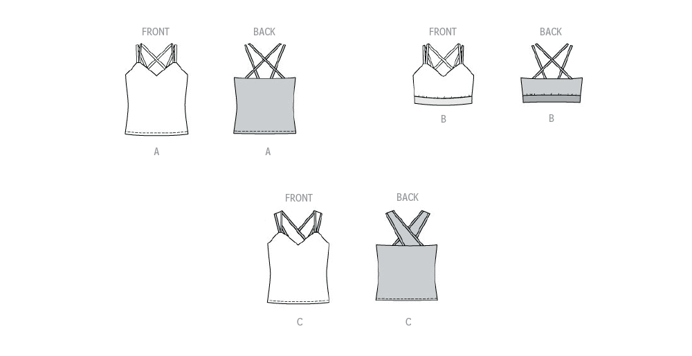 Burda Style Misses' Tops Sewing Pattern for Fashionistas B5765