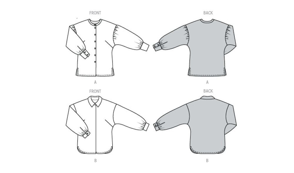 Burda Style Misses' Blouses Sewing Pattern for Fashionistas B5775