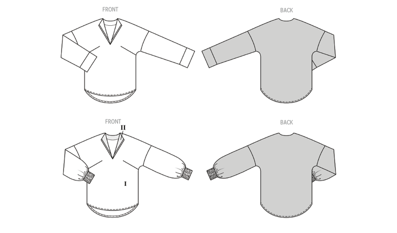 Burda Style Misses' Blouse Sewing Pattern for Fashionistas B5780