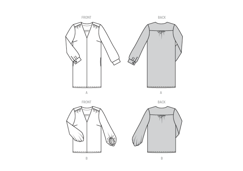 Burda Style Misses' Dress and Blouse Sewing Pattern B5783