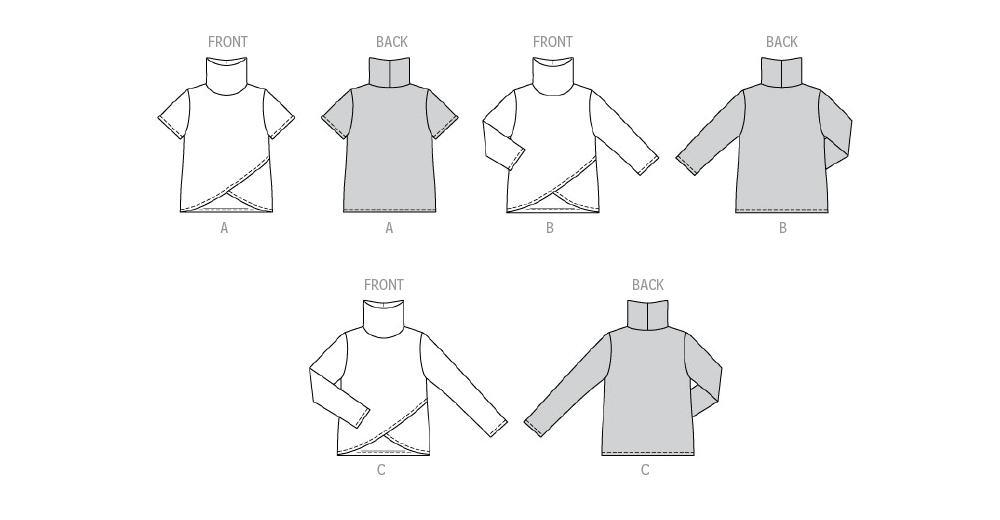 Burda Style Misses' Tops Sewing Pattern for Fashionistas B5790