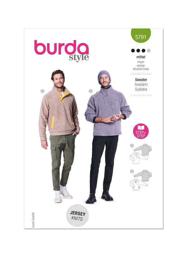 Burda Style Misses' Top Sewing Pattern for Fashionistas B5791