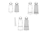 Burda Style Misses' Dress Sewing Pattern for Fashionistas B5810