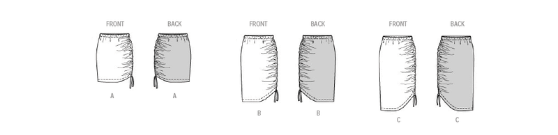 Burda Style Misses' Skirt Sewing Pattern for Fashionistas B5811