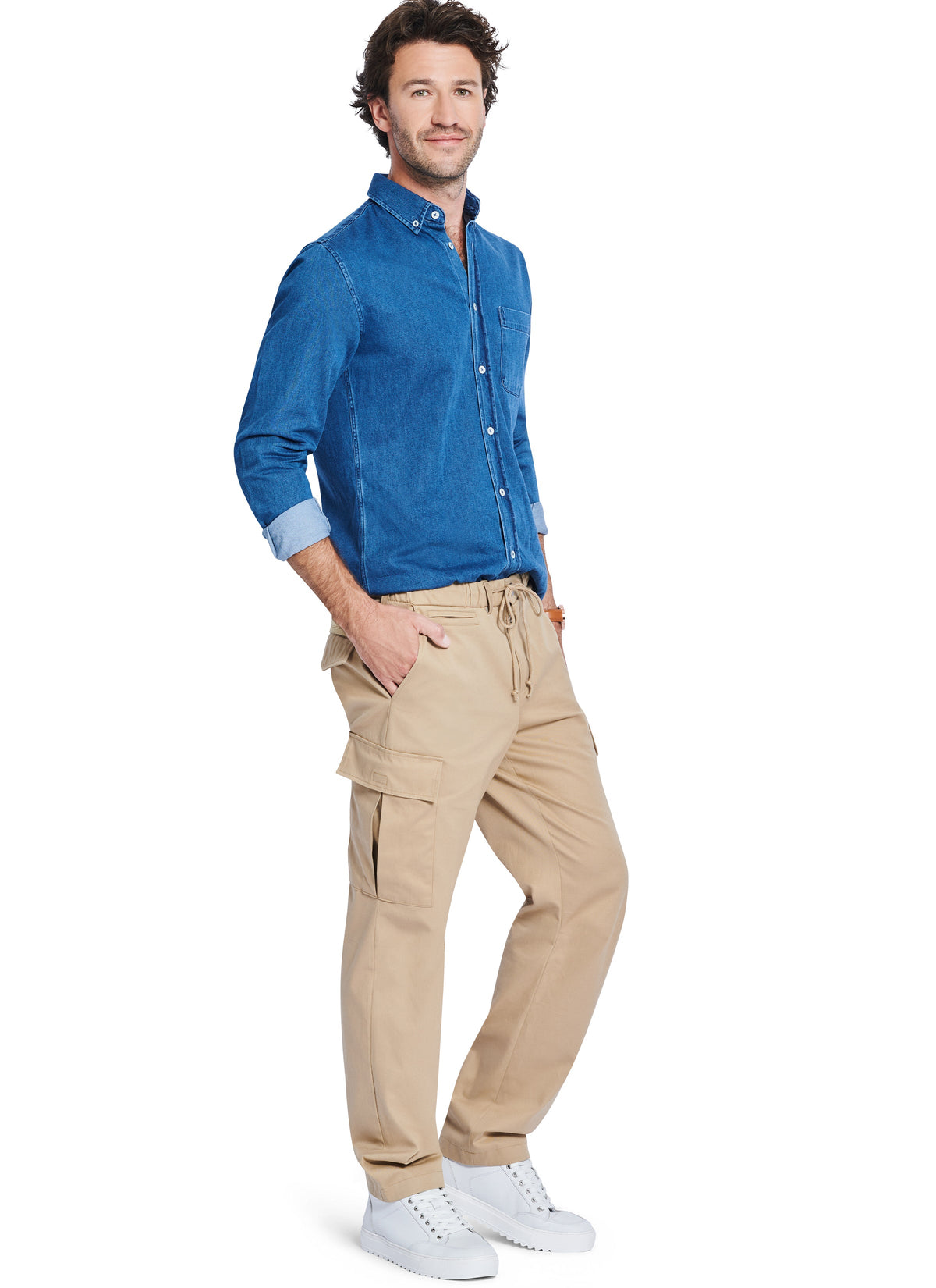 Burda Style Men's Pants Sewing Pattern for Tailored Fit B5814