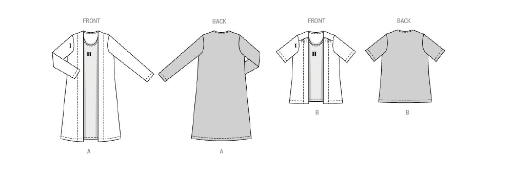 Burda Style Misses' Dress & Blouse Sewing Pattern B5818