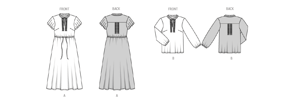 Burda Style Misses' Dress & Blouse Sewing Pattern B5823
