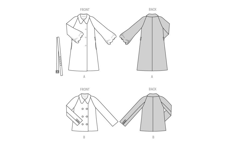 Burda Style Misses' Jacket & Coat Sewing Pattern B5824