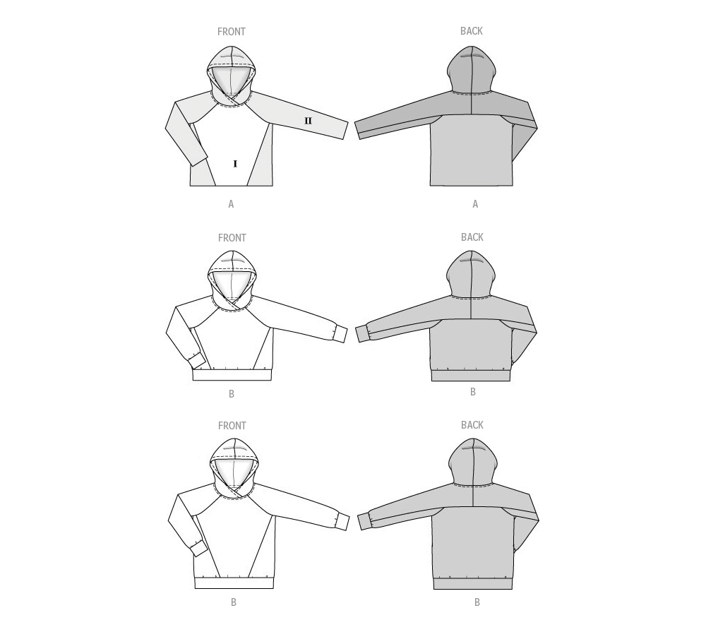 Burda Style Misses' Sweater Sewing Pattern Guide B5828