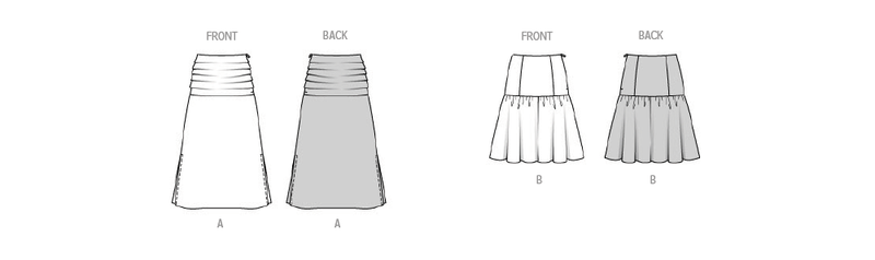 Burda Style Misses' Skirt Sewing Pattern for Fashionistas B5837