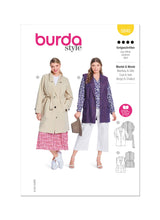 Burda Style Misses' Coat & Vest Sewing Pattern B5840