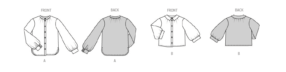 Burda Style Misses' Blouse Sewing Pattern for Fashionistas B5847