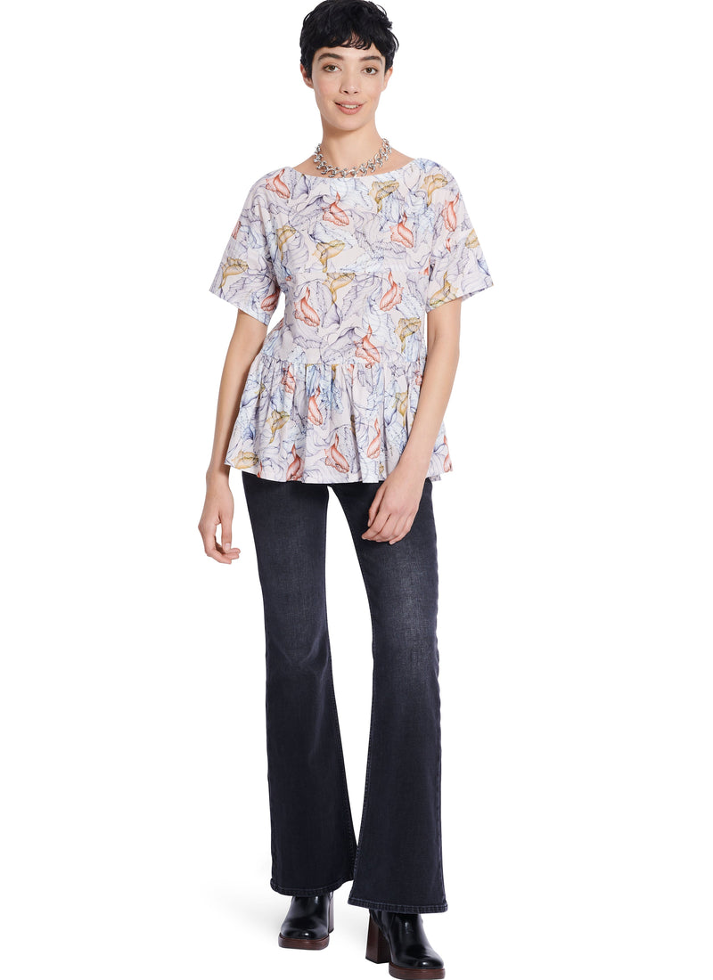 Burda Style Misses' Blouse Sewing Pattern for Fashionistas B5856