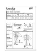 Burda Style Misses' Dress Sewing Pattern for Fashionistas B5882