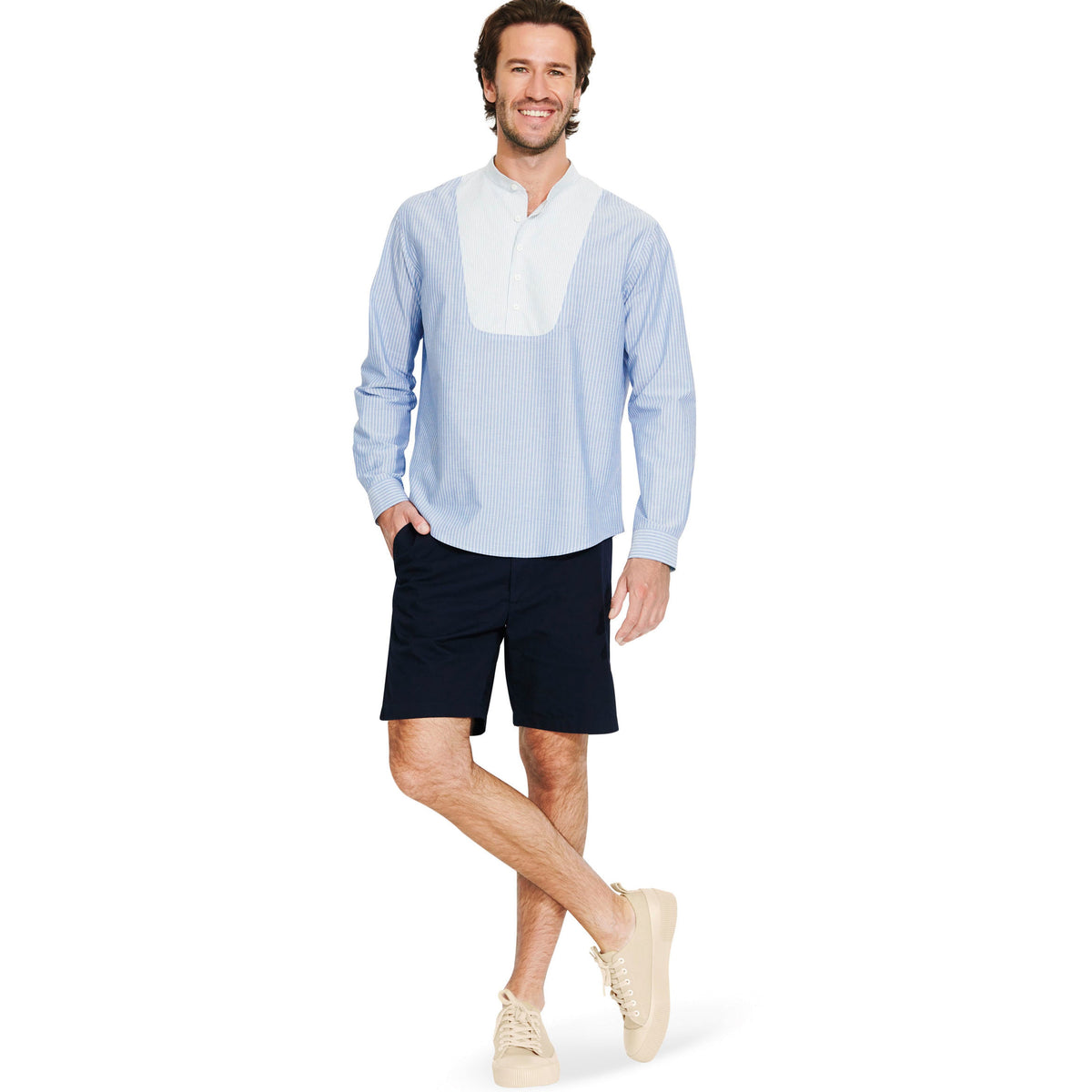 Burda Style Men's Top Sewing Pattern for Fashion Enthusiasts B5895