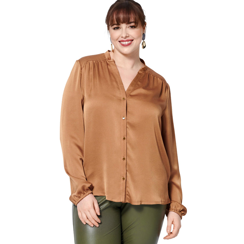 Burda Style Misses' Blouse with Shoulder Yoke Sewing Pattern B5965