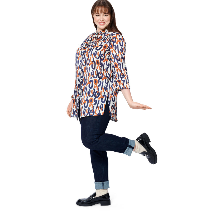 Burda Style Misses' Blouse with Shoulder Yoke Sewing Pattern B5965