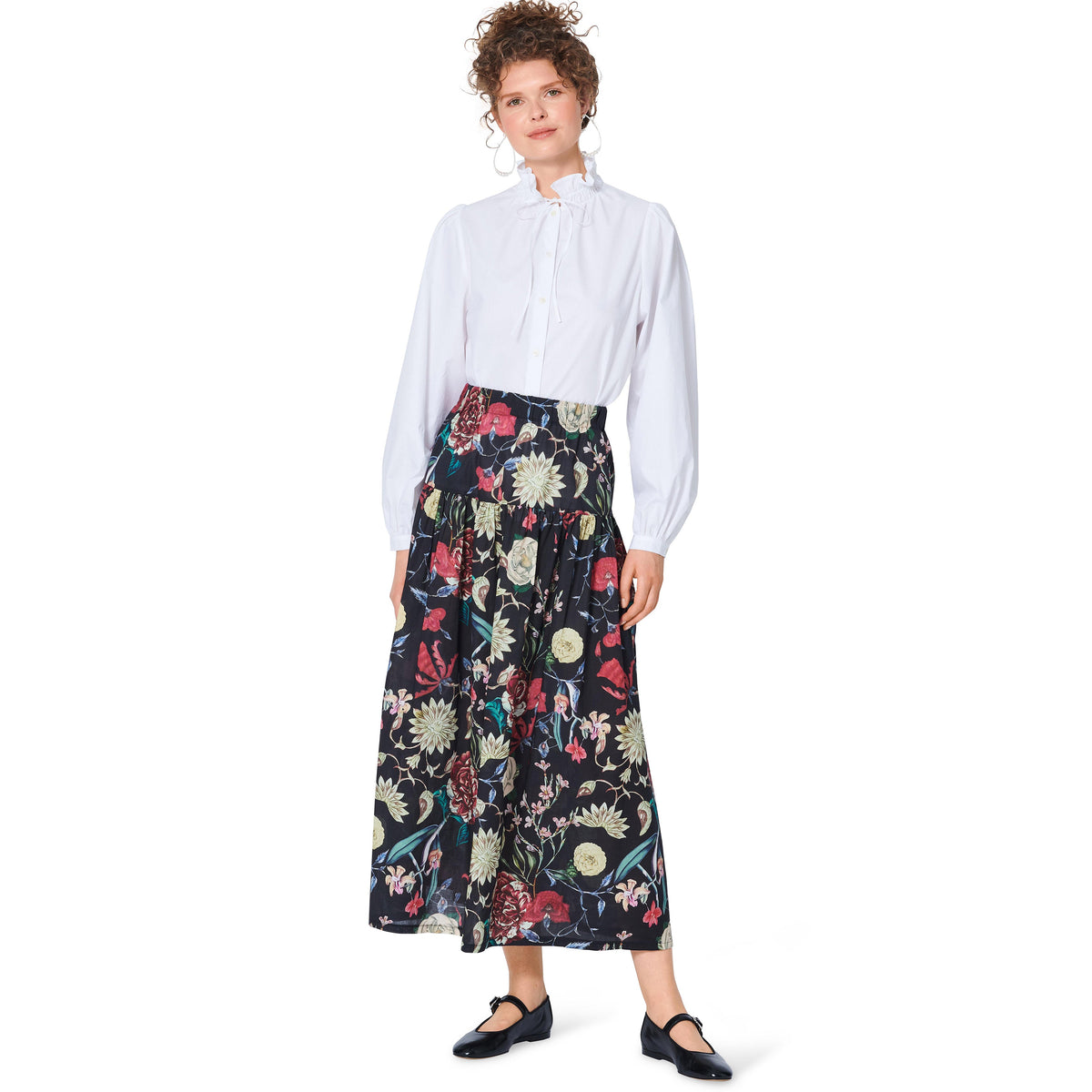 Burda Style Misses' Tiered Skirt with Elastic Waist Sewing Pattern B5978