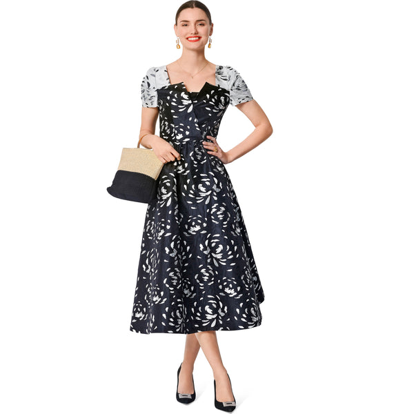 Burda Style Dress Sewing Pattern for Fashion Enthusiasts B6042