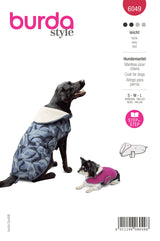 Burda Style Dog Coat Sewing Pattern for Stylish Pets B6049