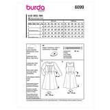 Burda Style Misses' Dress Sewing Pattern for Fashionistas B6099