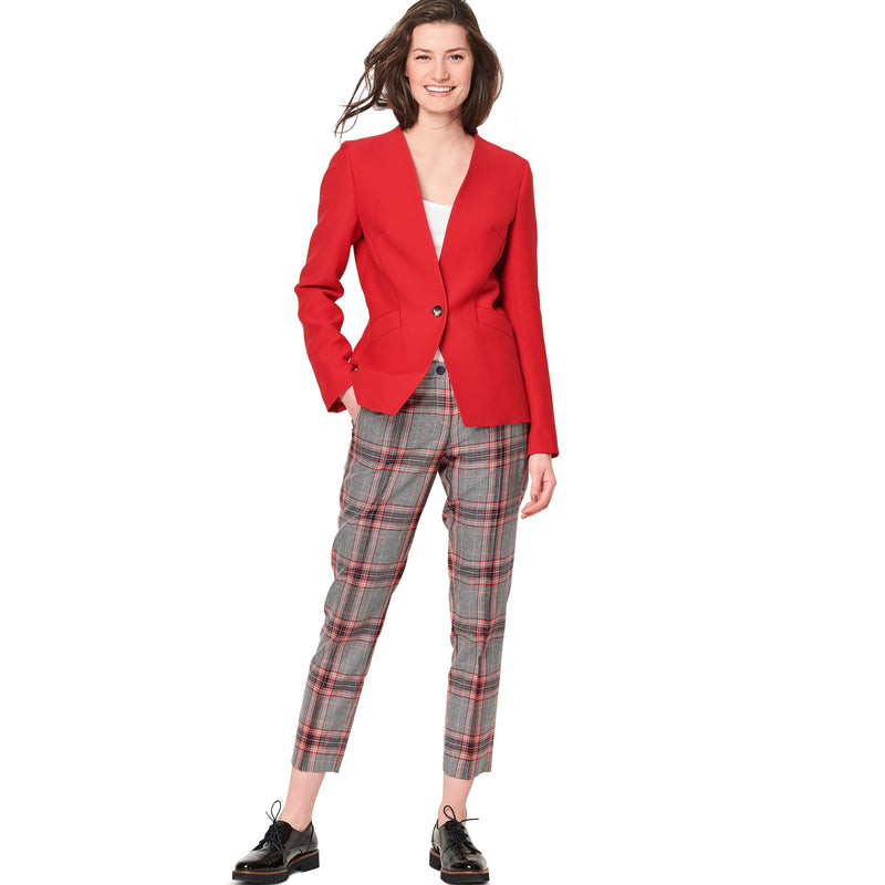 Burda Style Misses' Jacket Sewing Pattern for Fashionistas B6100