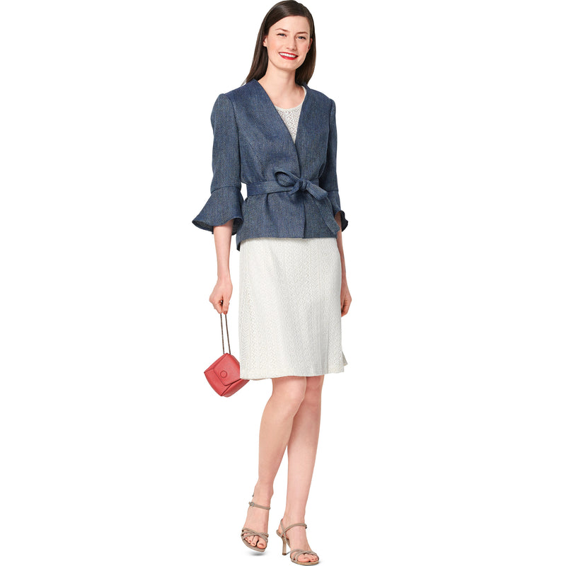 Burda Style Misses' Jacket Sewing Pattern for Fashionistas B6100