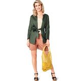Burda Style Misses' Jacket Sewing Pattern for Fashionistas B6123