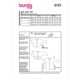 Burda Style Misses' Jacket Sewing Pattern for Fashionistas B6123