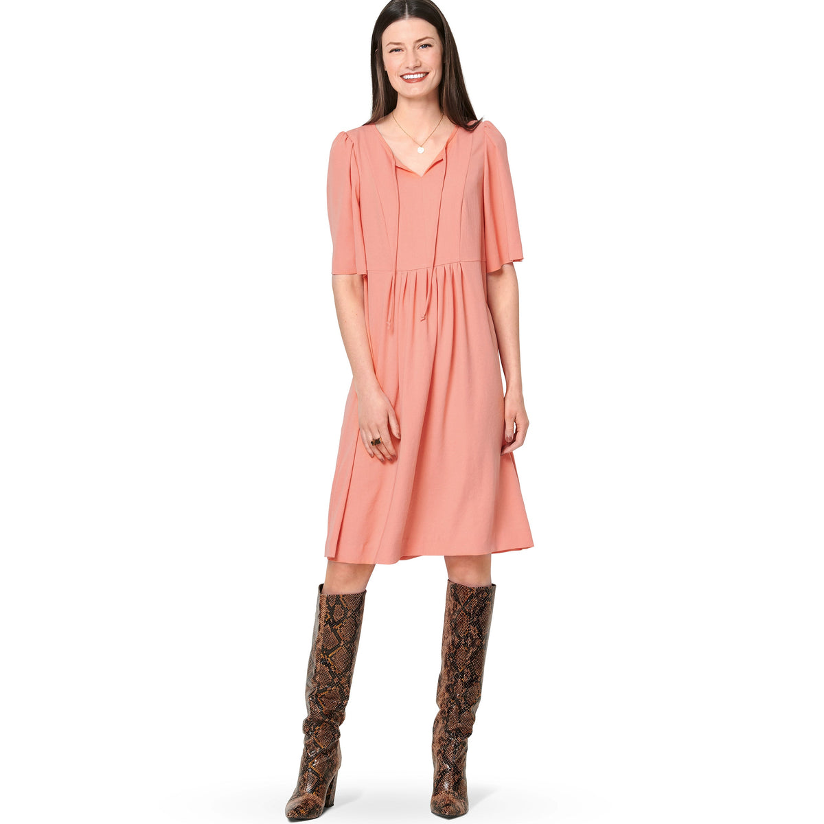 Burda Style Misses' Dress Sewing Pattern for Fashionistas B6129