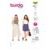 Burda Style Misses' Culottes, Trousers, Pants Sewing Pattern B6138